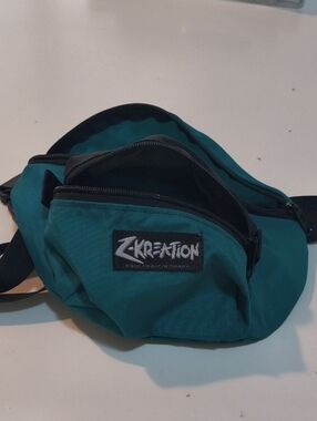 Retro Z-Kreation Fanny Pack Green And Black